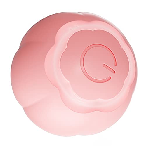 Fockety Peppy Pet Ball, Simuliert die Biologische Flugbahn, Lindert Langeweile, Intelligentes Interaktives Katzenspielzeug, Automatischer Spaß für Heimtierbedarf (PINK) von Fockety