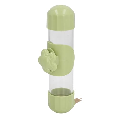 Haustier-Vogel-Wasser-Zufuhr, Auslaufsicherer Automatischer Vogeltränkespender Anti-Kippen Ausgesetzt Papageien-Wasserspender für Small Medium Large Papageien Chinchillas (Green) von Fockety