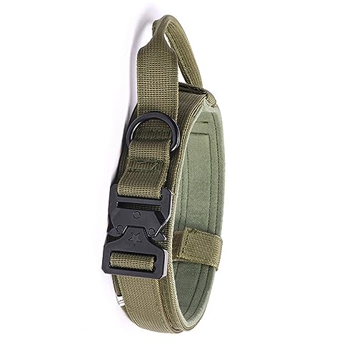 Hundehalsband, Outdoor-Hundehalsband, Bequem, Leicht, Zum Laufen und Wandern für Mittelgroße und Große Hunde (L(42cm-54cm)) von Fockety