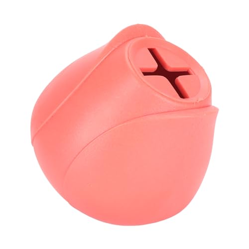 Leckender Futterball für Hunde, Elastischer Leckerli-Spender, Hundespielzeug, Zähneknirschen, Bissfest, für Camping für Drinnen (PINK) von Fockety