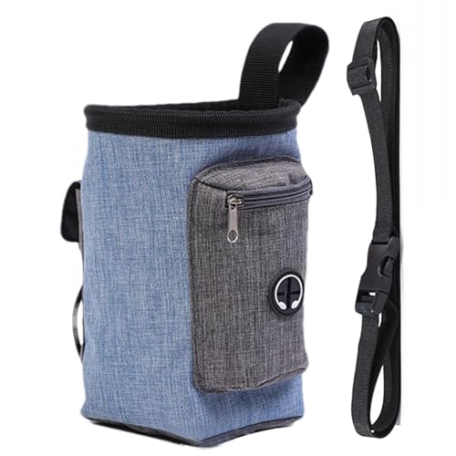 Foeirp Hundetraining-Leckerli-Spender, tragbare Leckerli-Tasche, Haustier-Trainingssnack, 17 x 15 x 15 cm, zum Wandern, Outdoor-Reisen, Spazierengehen von Foeirp