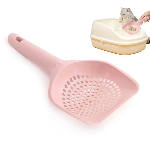 Foeirp Kitten Pooper Lifter - Poop Box Sifter, Cleaner Corner Shovel - Non Stick Sifter, Cat Poop Scooper with Long Handle Ergonomic and Fast Cat Scooper for Home Poop Box von Foeirp