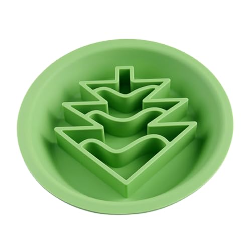 Slow Feeder Dog Bowl, Dog Food Bowl, Silicone Pet Food Dish, Cartoon Double Sided Dog Food Bowl, Christmas Silicone Cat Food Dish, Dog Bowl Maze, Pet Feeding Supplies for Dry and Wet Food von Foeirp