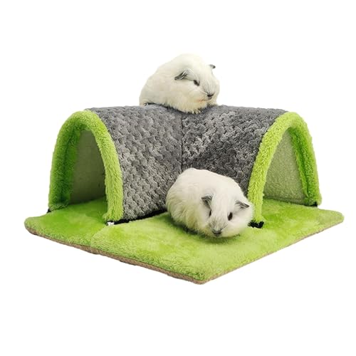 Warm Hamster House | Plush Hamster House | Cozy Cuddle Cup Tunnel Hide | Portable Washable Plush Corner Cave for Ferrets, Bunnies, and Hamsters | Warm Hideaway for Small Pets von Foeirp