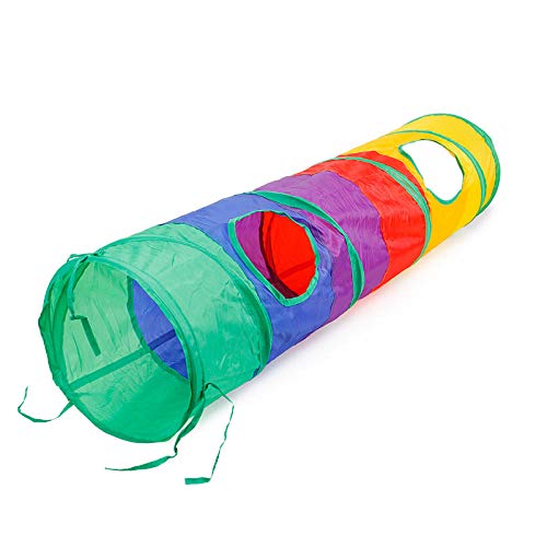 Tunnel für Katzen Lustige pet Tunnel cat Spielen rainbown Tunnel Brown Faltbare 2 löcher cat Tunnel kätzchen Spielzeug groß Spielzeug Kaninchen Tunnel cat cave von FoggDanieler