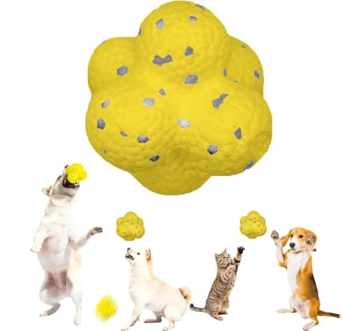 Fokayo Der Mellow Dog Beruhigungsball, der Mellow Dog Beruhigungsball, der Mellow Dog Emotional Support Ball, der Mellow Dog Ball Direction, Kauspielzeug für Hunde, interaktive (1Pcs) von Fokayo