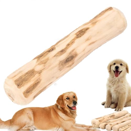 Fokayo Mumbies Holz-Hundekauartikel, Mumbies Echtholz-Kauartikel, Kaffeeholz-Hundekauartikel, Hundezahnreinigung und Stressabbau, Hundeholz-Kaustab, Holzhunde-Kauspielzeug für (14cm) von Fokayo