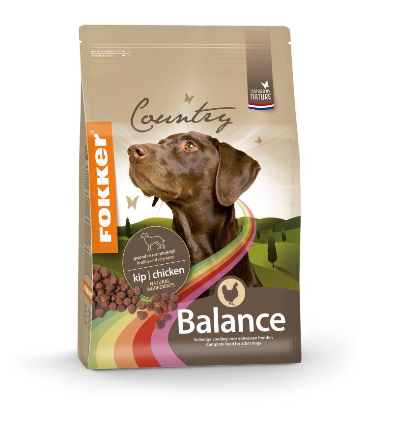 Fokker Country Balance Hundefutter - 13 kg von Fokker