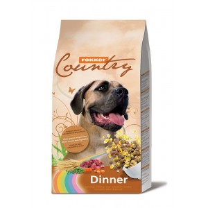 Fokker Country Dinner Hundefutter 15 kg von Fokker