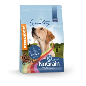 Fokker Country No Grain mit Lamm Hundefutter 13 kg von Fokker