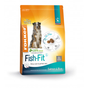 Fokker Fish-Fit Lachs und Reis Hundefutter 13 kg von Fokker