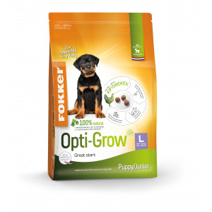 Fokker Opti-Grow L Puppy/Junior Hundefutter 13 kg von Fokker