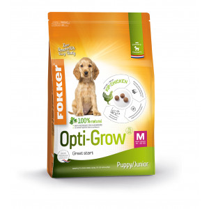 Fokker Opti-Grow M Puppy/Junior Hundefutter 13 kg von Fokker