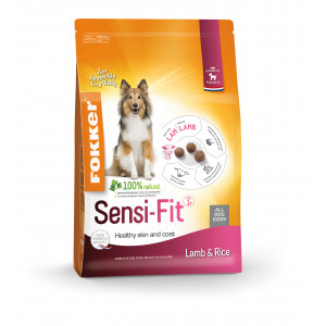 Fokker Sensi-Fit Lamm mit Reis Hundefutter 13 kg von Fokker