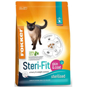 Fokker Steri-Fit Skin & Coat Katzenfutter 2,5 kg von Fokker