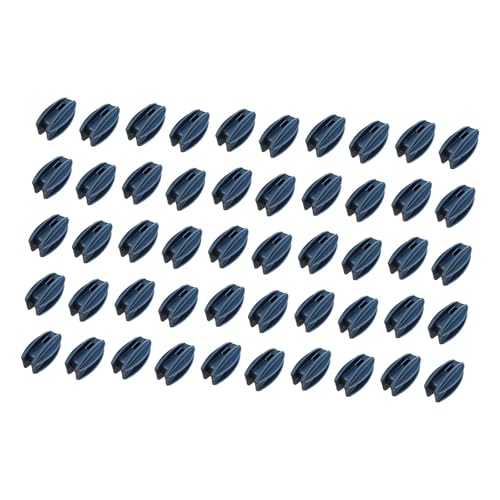 Folpus 50Pcs Elektrische Zaun Isolator Post Enden Termine Fitting Vielseitig Fechten Zubehör, Schwarz von Folpus