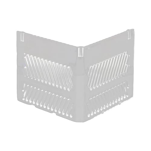 Folpus Aquarium Fisch Kamm Filter Board Acryl Aquarium Kamm Überlauf Filter für Paludarium Dekor, Einzelne Schicht von Folpus