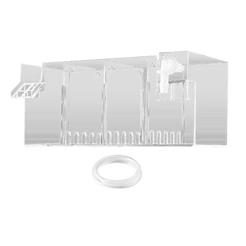 Folpus Aquarium Tropf Flow Box DIY Wasser Flow Silent Hang auf Box, Klar 24x10.5x10cm von Folpus