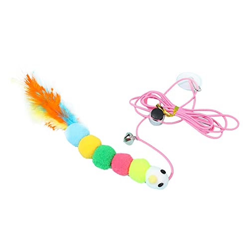 Folpus Cat Teaser Toy Worm für Indoor Katzen Zum Aufhängen von Einziehbarem von Folpus