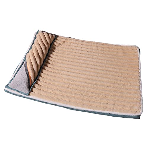 Folpus Gemütliche Schlafmatte für Haustiere in Kaffee, 97x66x4,5cm von Folpus