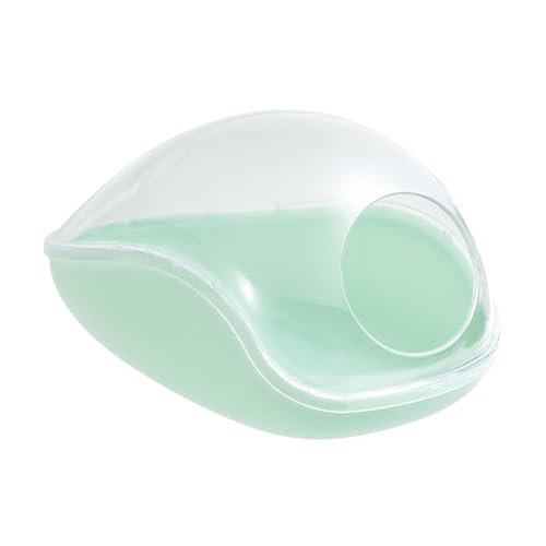 Folpus Hamster Sandbad Toilette, Kleintier Badeschale, Badehaus Haustier Toilette Sandbad Behälter für Kleintiere Frettchen, GrÜn von Folpus