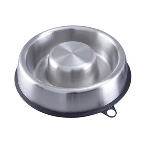 Folpus Hund Slow Feeder Pet Bowl Nicht -Schlupf Anti Haustier Langsames Fütterungsgericht für Hunde kleine und mittlere Hunde Katze Welpe Haustier, 27x7cm von Folpus