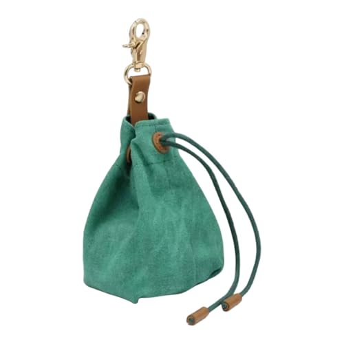 Folpus Hund behandeln Beutel Welpe Training Praktische Draw -String -Hunde behandelt Bag Fanny Pack zum Training von Reisempupen Walking, GrÜn von Folpus