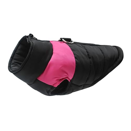 Folpus Hundemantelweste, Bequeme, Winddichte, warme Welpenjacke für Hunde, 4XL Rosa von Folpus