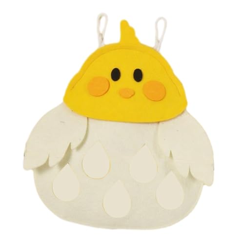 Folpus Kaninchen Heu Feeder Tasche Hängen Beutel Lebensmittel Dispenser Heu Tasche für Hamster Kleine Tiere, Gelbes Küken Folpus Kaninchen Heu Feeder Tasche Hängen Beutel Lebensmittel Dispenser Heu Tasche für Hamster Kleine Tiere, Gelbes Küken von Folpus