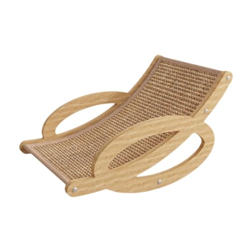 Folpus Katzenhängemattenbett, Katzenloungebett, bequemes Katzenschlafbett, Ruhendes Katzenschaukelstuhl-Kratzbrett für kleine Hunde, Hase, 30cmx53cmx30cm Sisal von Folpus