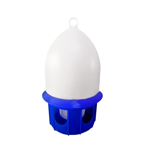 Folpus Taubentränke, Wassertopf für Haustiere, Wasserfütterung, Eimer, Tränkespender, Vogeltränke für Peacock Farm Nymphensittiche Unzertrennliche, 6L blau von Folpus