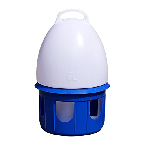 Folpus Tragbarer Automatischer Vogel Wasserspender Trinker Tränke für Papagei Huhn, 6 L D 19 cm H 35 cm von Folpus