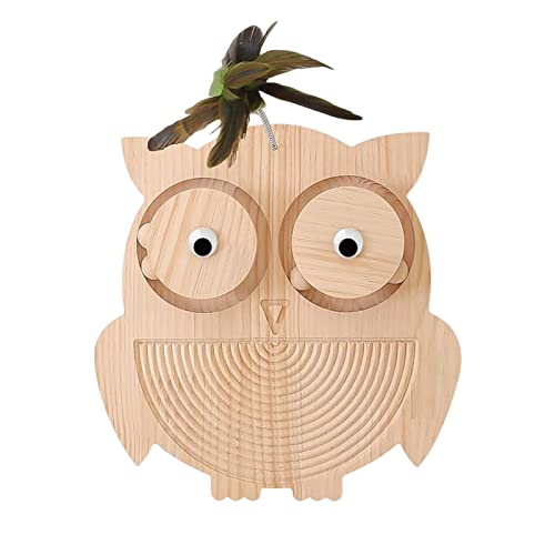 Fonowx Cat Scratcher Tragbares Aktivitätszentrum Teaser Interaktives Spielzeug Langlebig Leichtes Katzenkratzbrett Schutzmöbel für Katzen Kätzchen, Owl Fonowx Cat Scratcher Tragbares Aktivitätszentrum Teaser Interaktives Spielzeug Langlebig Leichtes Katzenkratzbrett Schutzmöbel für Katzen Kätzchen, Owl von Fonowx