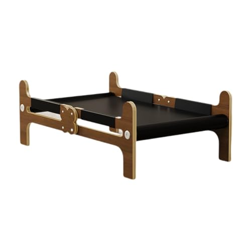 Fonowx Erhöhtes Katzenbett für Hauskatzen, Ideal für Kleintiere, Schwarz Fonowx Erhöhtes Katzenbett für Hauskatzen, Ideal für Kleintiere, Schwarz von Fonowx