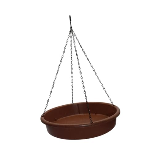 Fonowx Hängender Vogelfutterspender für Den Außenbereich mit Ständer Und Kette, Dunkelrot, 30.5x46 cm Fonowx Hängender Vogelfutterspender für Den Außenbereich mit Ständer Und Kette, Dunkelrot, 30.5x46 cm von Fonowx