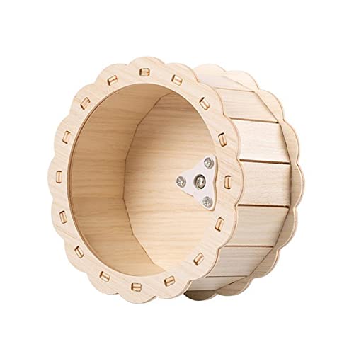 Fonowx Hamster Laufrad aus Holz, Laufband Hamster Laufrad Hamster Spielzeug für Mäuse, Kätzchen, kleine, 19CM Fonowx Hamster Laufrad aus Holz, Laufband Hamster Laufrad Hamster Spielzeug für Mäuse, Kätzchen, kleine, 19CM von Fonowx