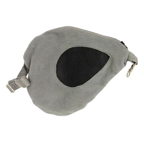 Fonowx Hamster Reisetasche für Kleine Haustiere mit Verstellbarem Schultergurt, Grau Fonowx Hamster Reisetasche für Kleine Haustiere mit Verstellbarem Schultergurt, Grau von Fonowx