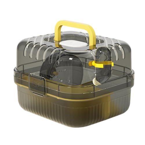 Fonowx Hamsterkäfig, Habitat, Transparente Kleintier Transportbox, für Kaninchen, Igel, Ratten, Gelb Fonowx Hamsterkäfig, Habitat, Transparente Kleintier Transportbox, für Kaninchen, Igel, Ratten, Gelb von Fonowx