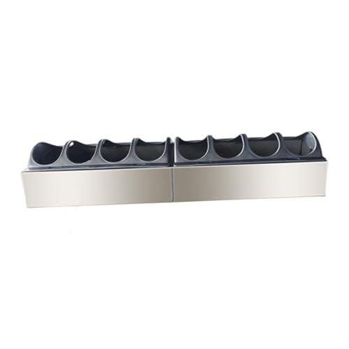 Fonowx Hühnerfutterautomat, Futterspender, Abfallschale, Hühnerfutterspender, Schüssel, Abnehmbarer Deckel für Entenküken, Gänse Und Wachteln, 40 X 11 X 4.5 cm Fonowx Hühnerfutterautomat, Futterspender, Abfallschale, Hühnerfutterspender, Schüssel, Abnehmbarer Deckel für Entenküken, Gänse Und Wachteln, 40 X 11 X 4.5 cm von Fonowx
