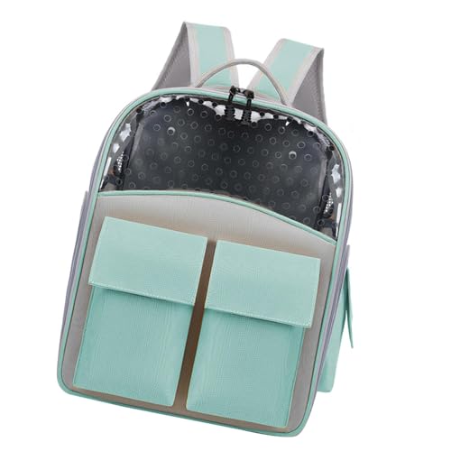 Fonowx Katzen Rucksack, Haustier Rucksack, Leicht zu Reinigen, Zum Tragen Ihres Katzenfreundes, Leichte Katzentrage, Atmungsaktiv, für Wanderreisen, GrÜn Fonowx Katzen Rucksack, Haustier Rucksack, Leicht zu Reinigen, Zum Tragen Ihres Katzenfreundes, Leichte Katzentrage, Atmungsaktiv, für Wanderreisen, GrÜn von Fonowx