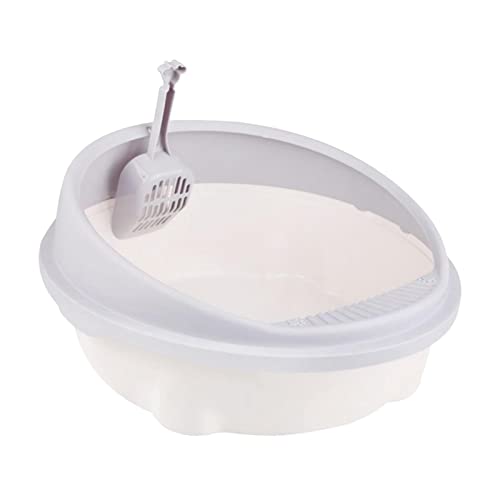 Fonowx Katzenbox Und Löffel Hochseitiger Katzentoilettenbehälter für Kätzchen, Kaninchen, Kleintiere, Kätzchen, 35 cm x 33 cm x 16 cm Fonowx Katzenbox Und Löffel Hochseitiger Katzentoilettenbehälter für Kätzchen, Kaninchen, Kleintiere, Kätzchen, 35 cm x 33 cm x 16 cm von Fonowx