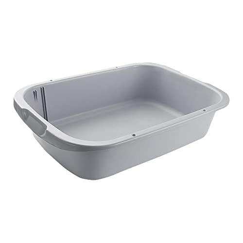 Fonowx Katzentoilette für, Spritzwassergeschützter Katzentoilettenbehälter, Leicht zu Reinigende Offene Katzentoilette für Kaninchen, Kätzchen, Kle, Grau 36x30x10cm Fonowx Katzentoilette für, Spritzwassergeschützter Katzentoilettenbehälter, Leicht zu Reinigende Offene Katzentoilette für Kaninchen, Kätzchen, Kle, Grau 36x30x10cm von Fonowx