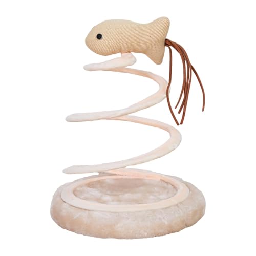 Fonowx Plüsch-Kratzbaum mit Spiralfeder für Haustiere, Maus Fonowx Plüsch-Kratzbaum mit Spiralfeder für Haustiere, Maus von Fonowx
