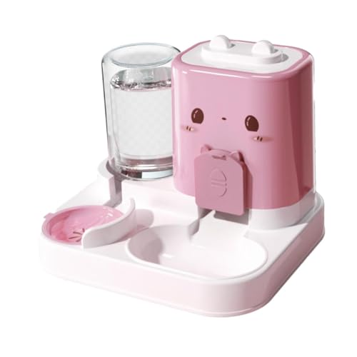 Fonowx Reisefreundliche Futterstation für Haustiere mit Abnehmbarem Wasserbehälter, Rosa Fonowx Reisefreundliche Futterstation für Haustiere mit Abnehmbarem Wasserbehälter, Rosa von Fonowx
