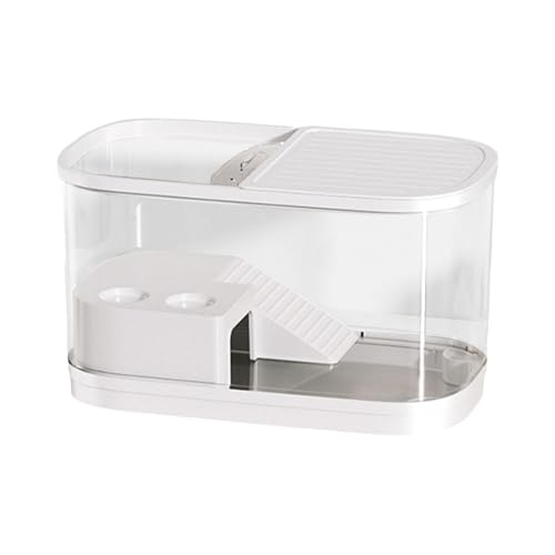 Fonowx Schildkrötenbecken-Aquarium mit Plattform, Reptilien-Lebensraum, Schildkröten-Terrarium, Haustier-Zubehör, L Fonowx Schildkrötenbecken-Aquarium mit Plattform, Reptilien-Lebensraum, Schildkröten-Terrarium, Haustier-Zubehör, L von Fonowx