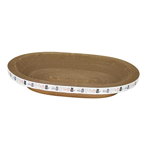 Wellpappe Scratch Pad Cat Scratcher Karton für Heimtierbedarf, 53 cm x 37 cm x 8 cm von Fonowx