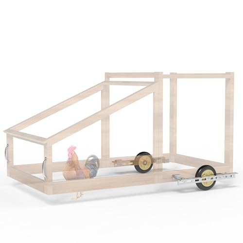 Forestchill Hühnerstall-Rollen-Set mit Griffen, 2 Stück, robuste Rollen mit Griffen, universelles Hühner-Traktor-Rad-Kit für einfaches Anheben und Bewegen, tragbares Hühnerstall-Zubehör Forestchill Hühnerstall-Rollen-Set mit Griffen, 2 Stück, robuste Rollen mit Griffen, universelles Hühner-Traktor-Rad-Kit für einfaches Anheben und Bewegen, tragbares Hühnerstall-Zubehör von Forestchill