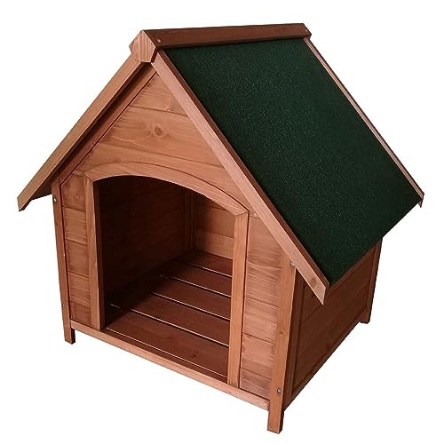 Fornord Mon Jardin Hundehütte aus Tanne, mit abnehmbarem Dach, 74 x 65 x 83 cm von Fornord