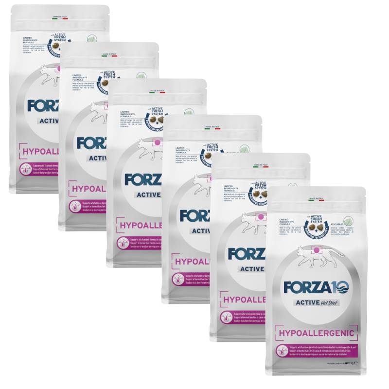 Forza 10 Active Line - Hypoallergenic Fisch - 2,4 kg (6 x 400 g) von Forza10 Active Line Cat