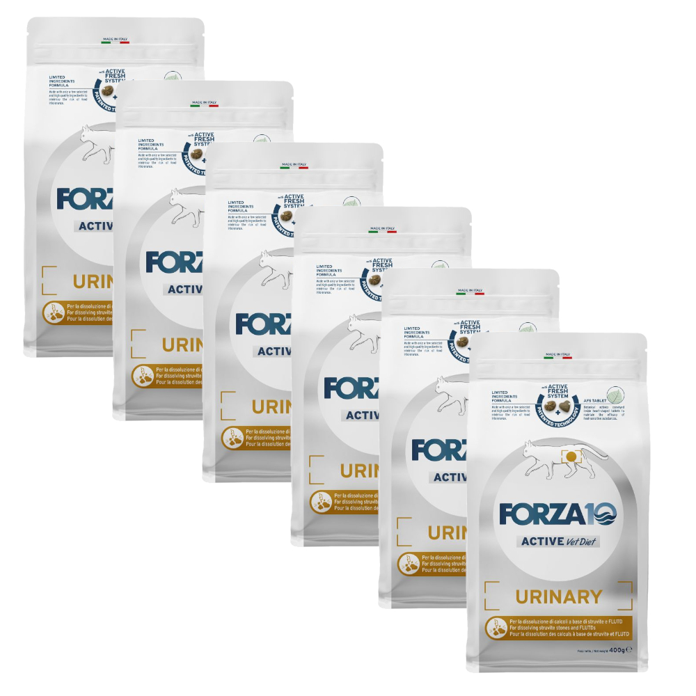 Forza 10 Active Line - Urinary Fisch - 2,4 kg (6 x 400 g) von Forza10 Active Line Cat